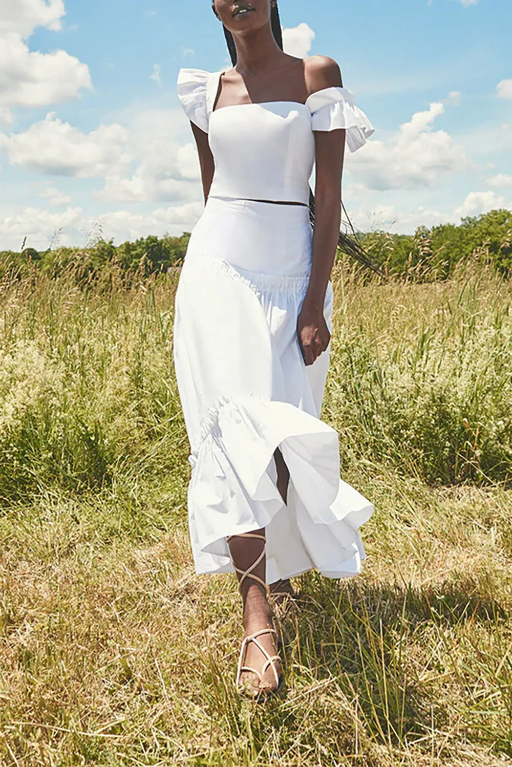 Hyannis Top in White
