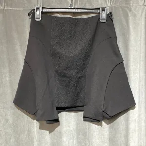ICB Black Lace and Cotton Mini Skirt