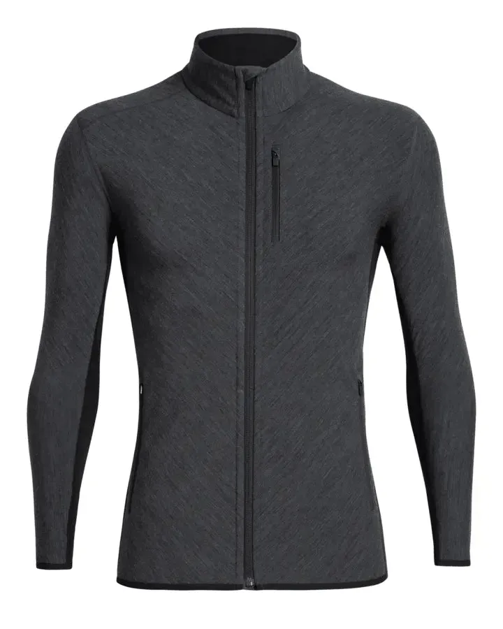 Icebreaker Merino Descender Mens Long Sleeve Zip Jacket