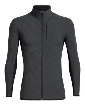 Icebreaker Merino Descender Mens Long Sleeve Zip Jacket