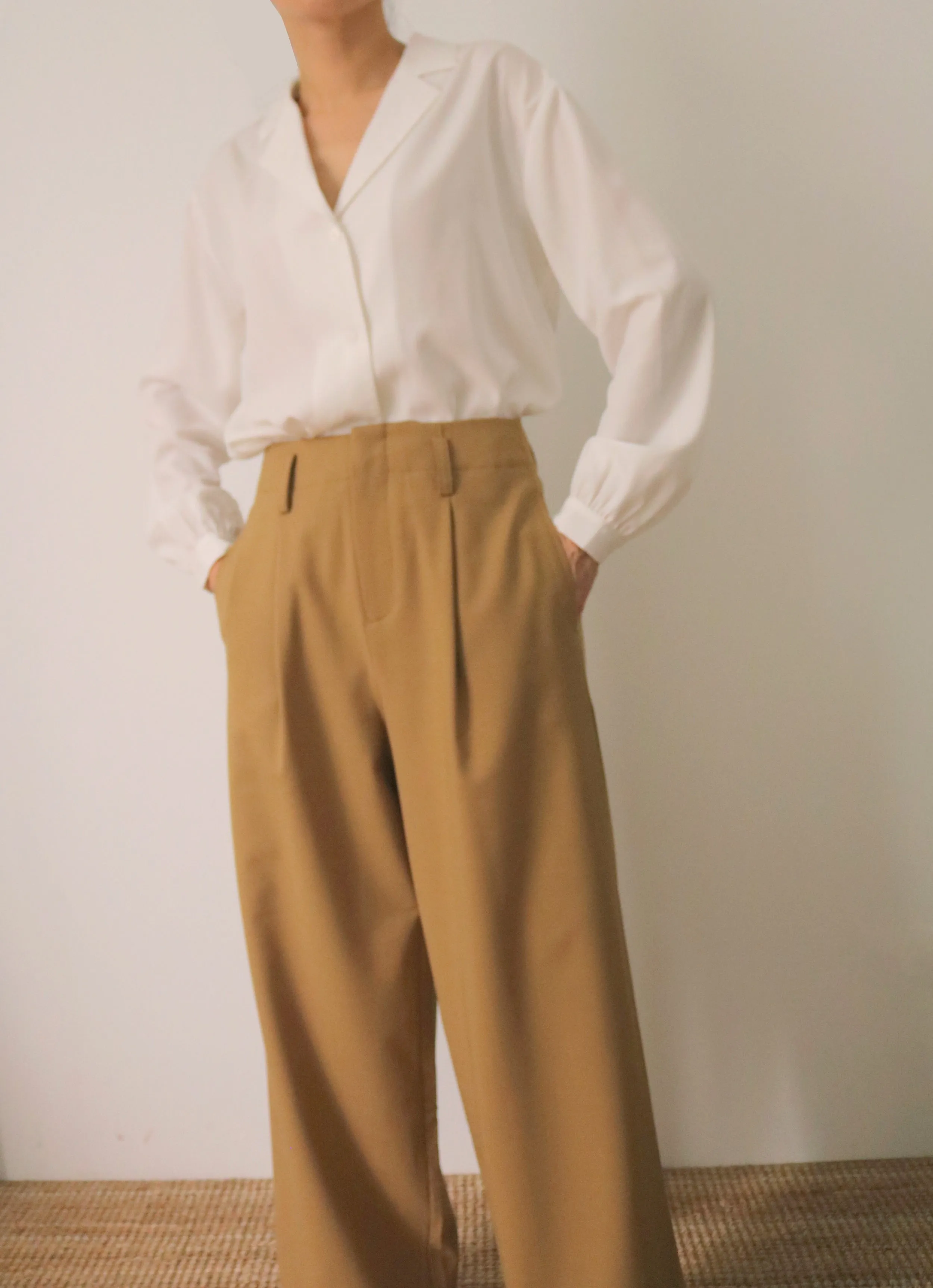 Ines maxi culottes (made with tropical wool, more colours available.)