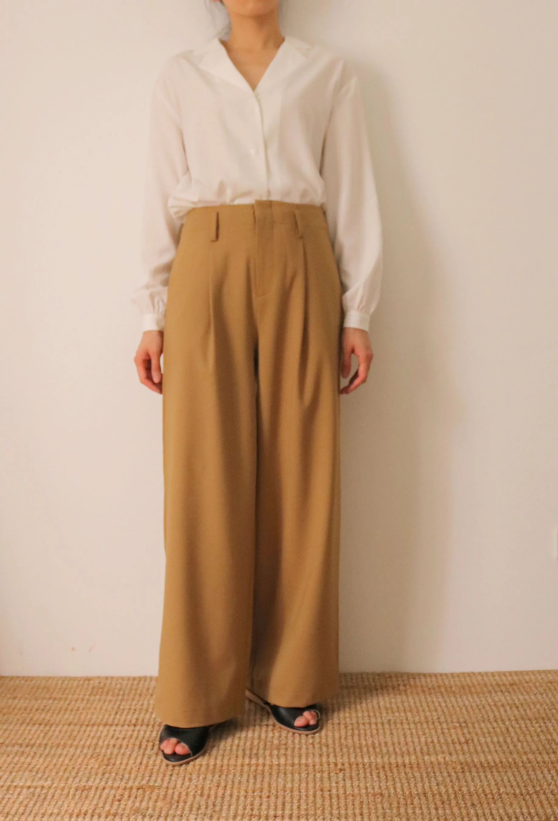 Ines maxi culottes (made with tropical wool, more colours available.)