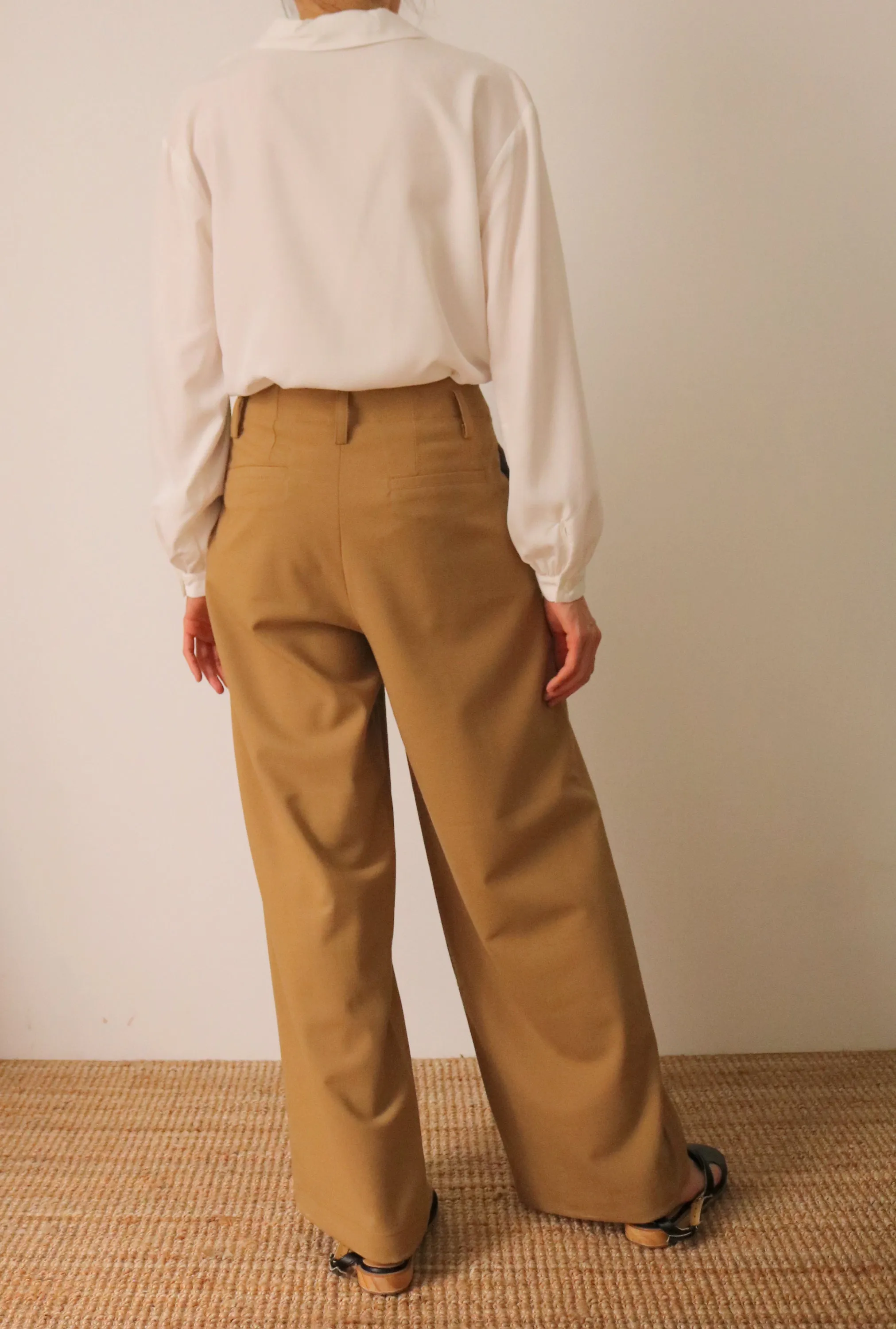 Ines maxi culottes (made with tropical wool, more colours available.)