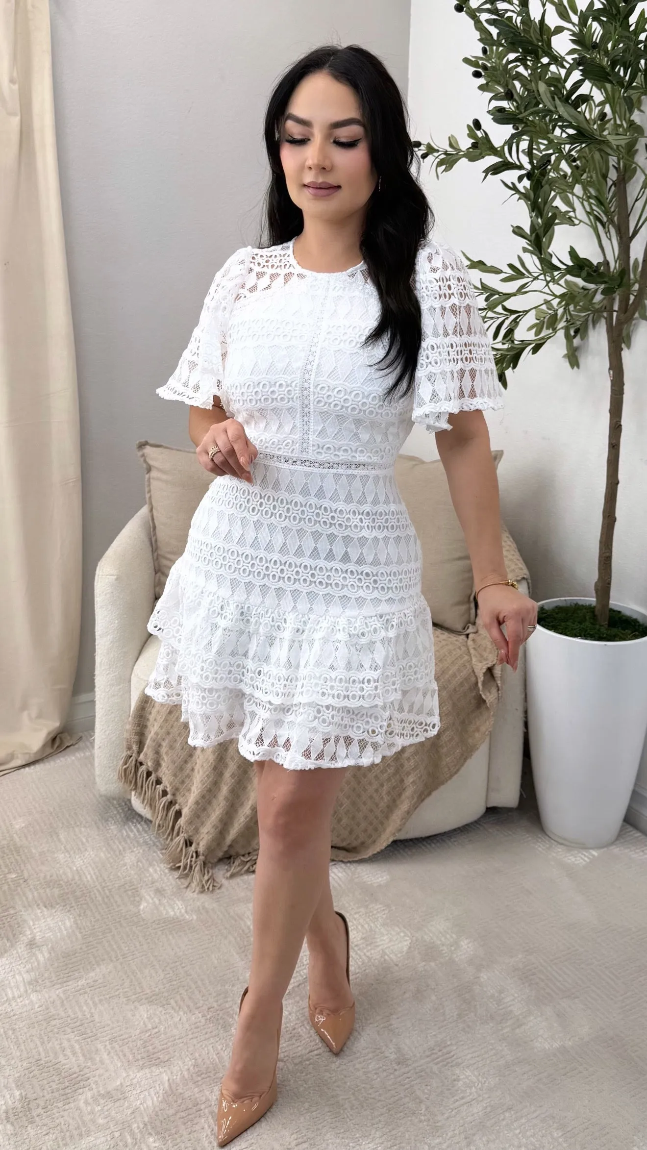 JOANA WHITE DRESS