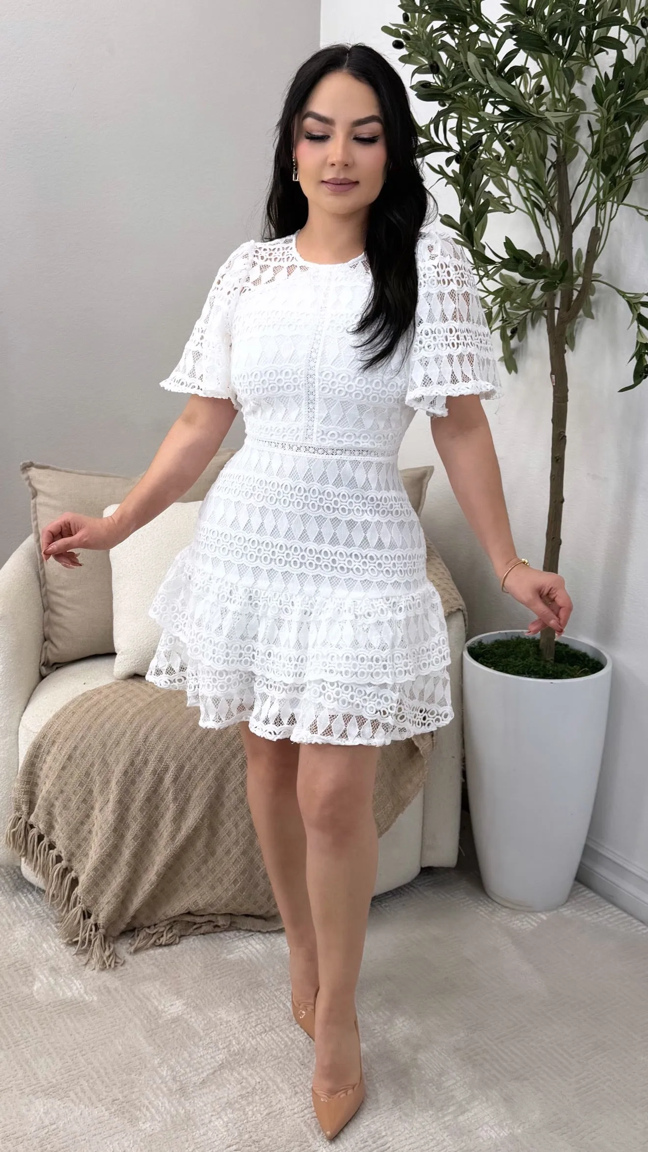 JOANA WHITE DRESS