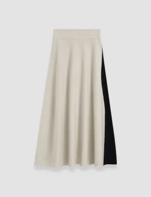JOSEPH BI-COLOUR KNIT SKIRT