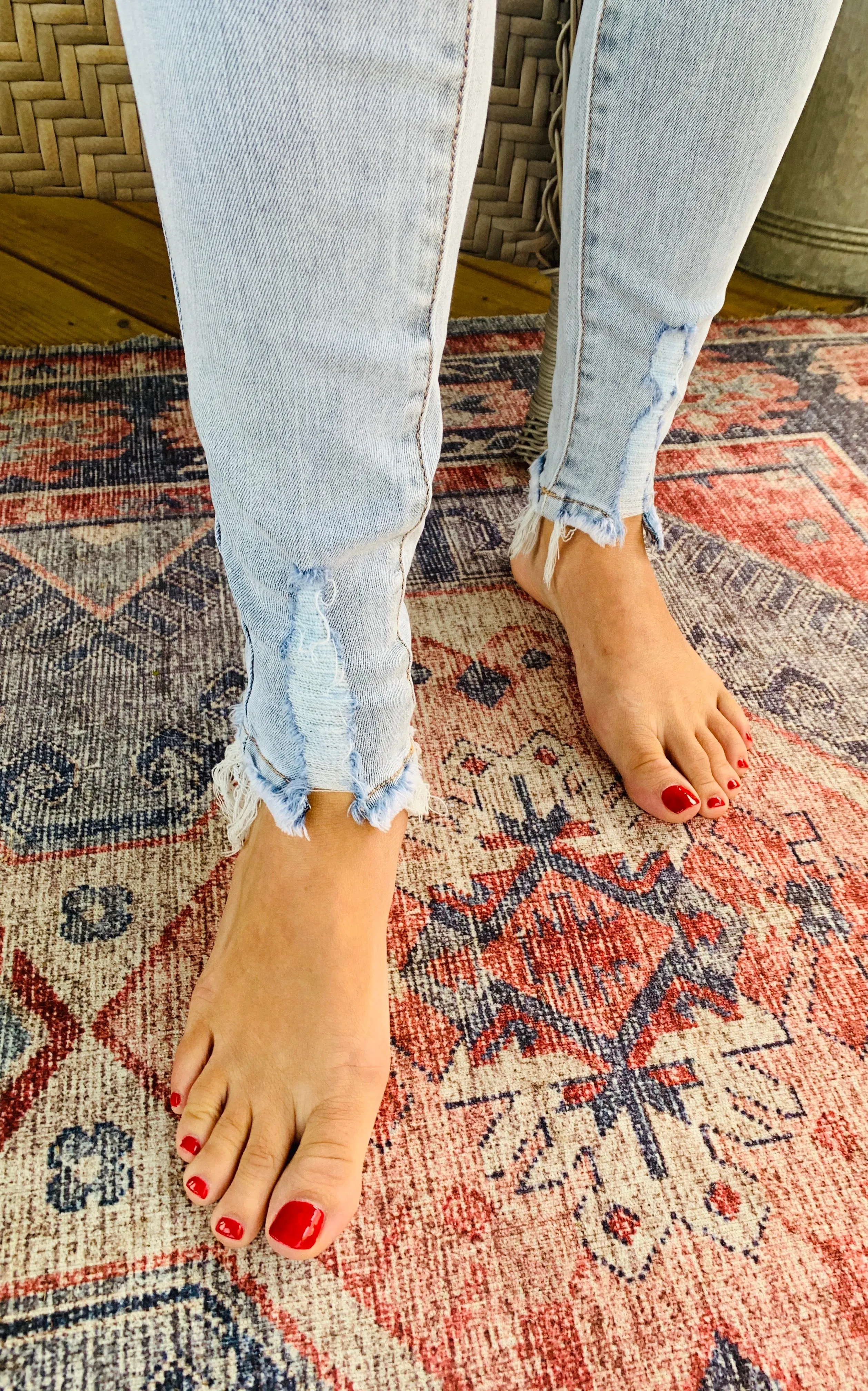 Kancan High Rise Stone Wash Jeans