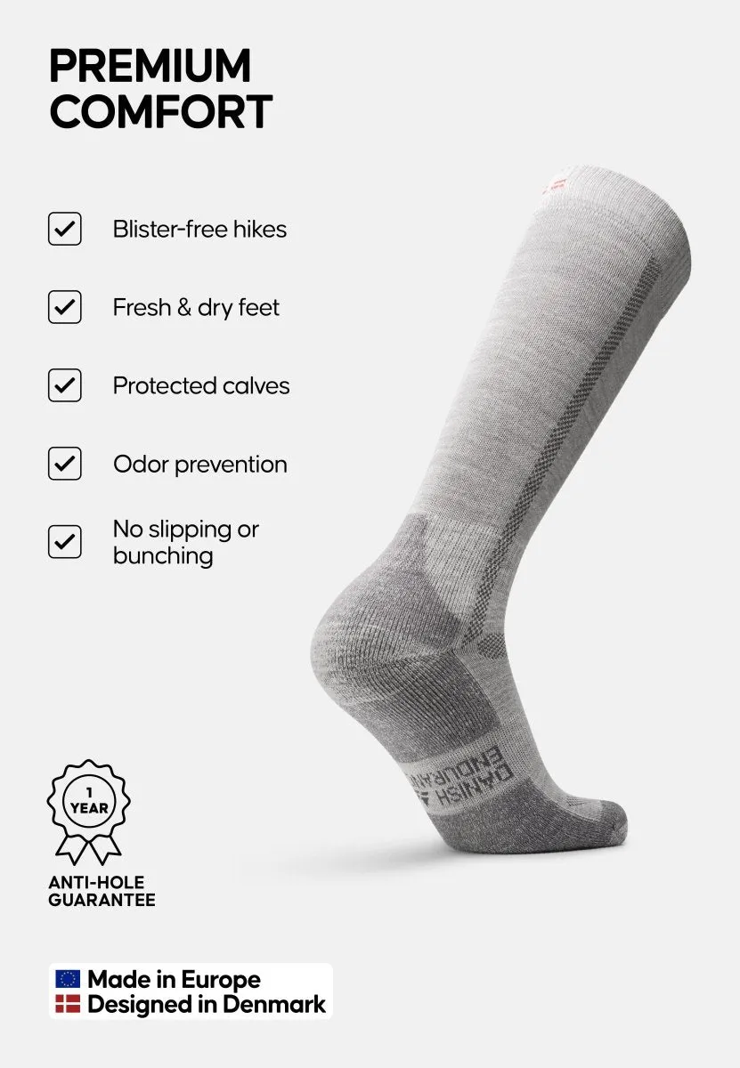 KNEE-HIGH MERINO HIKING SOCKS