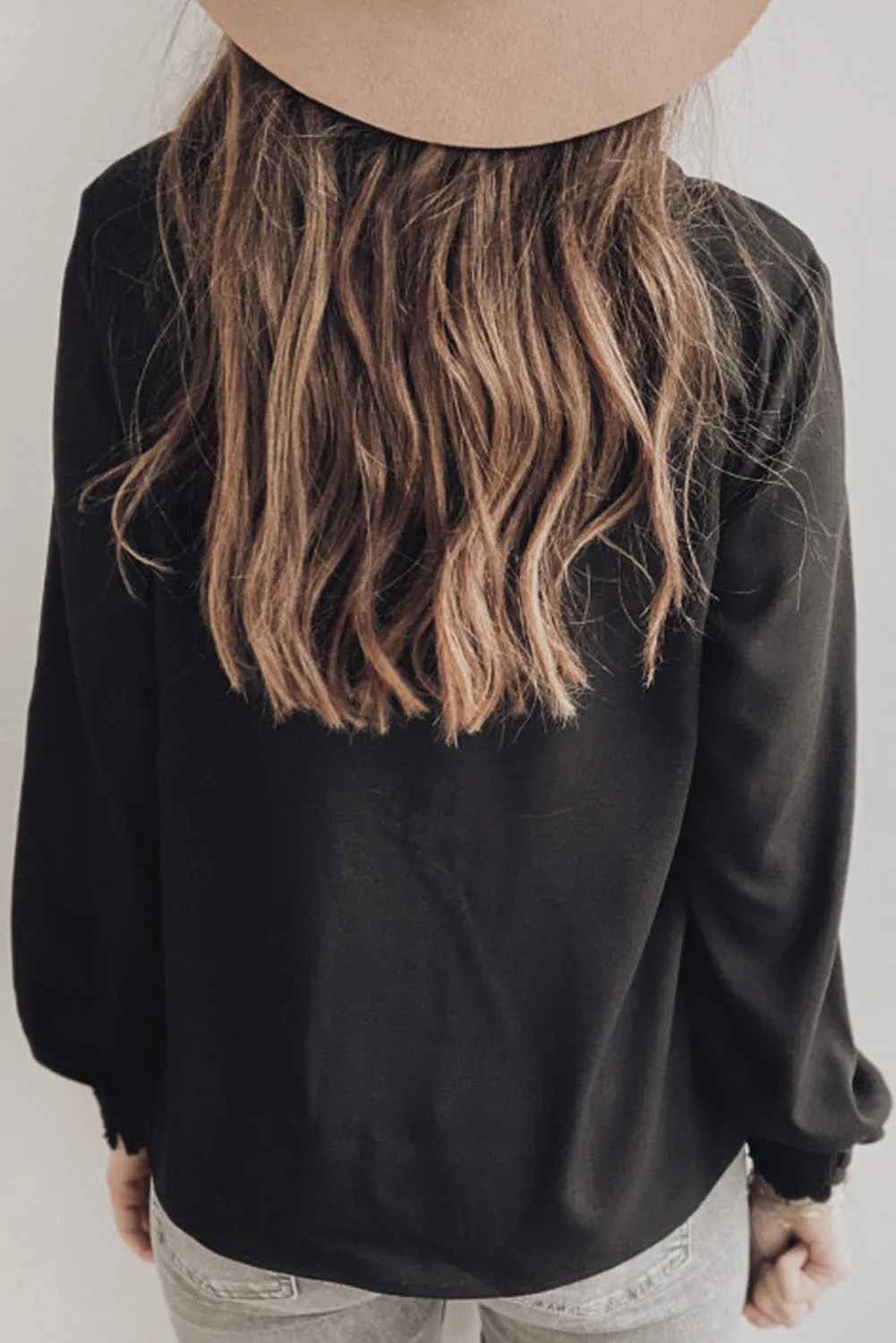 Lace Crochet Buttoned Long Sleeve Shirt