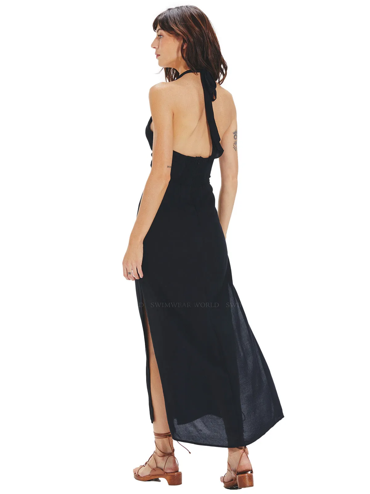 Lidia Detail Midi Dress
