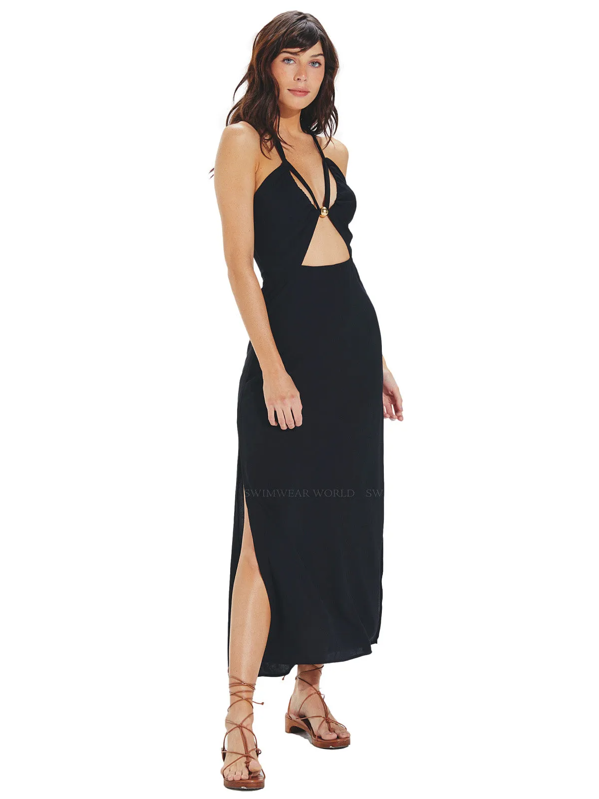 Lidia Detail Midi Dress