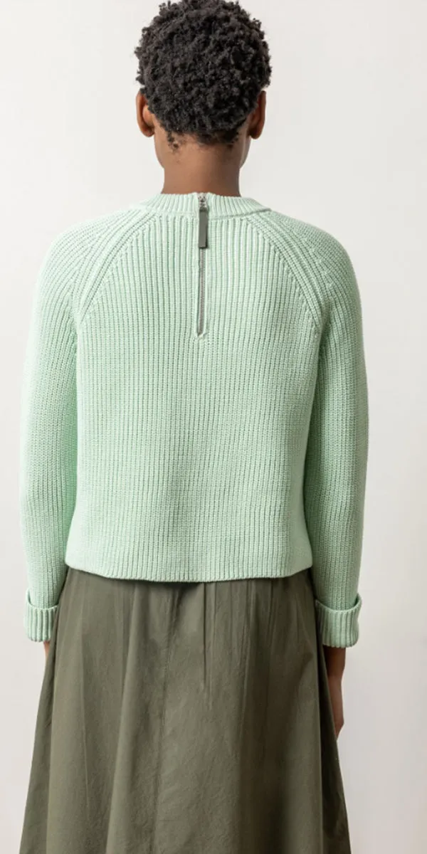 Lilla P Zip Back Raglan Sweater