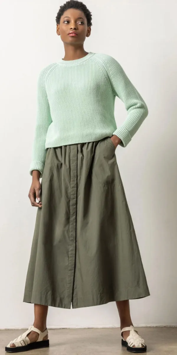 Lilla P Zip Back Raglan Sweater