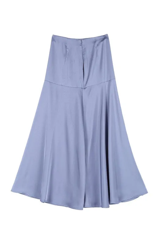 Lilou Dressed up satin two-piece mermaid dress set