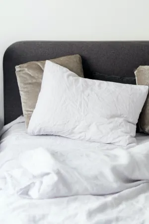 Linen pillowcase - light gray