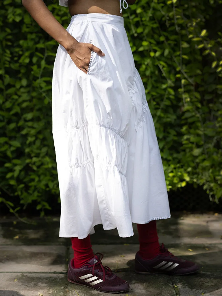 Lizzy White Skirt