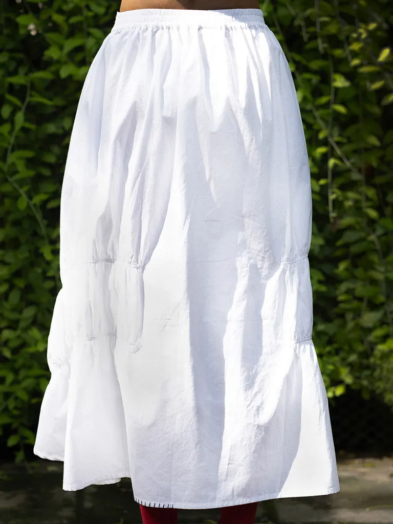 Lizzy White Skirt