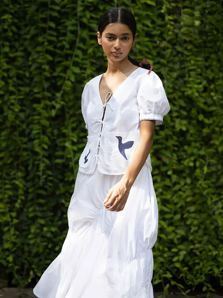 Lizzy White Skirt