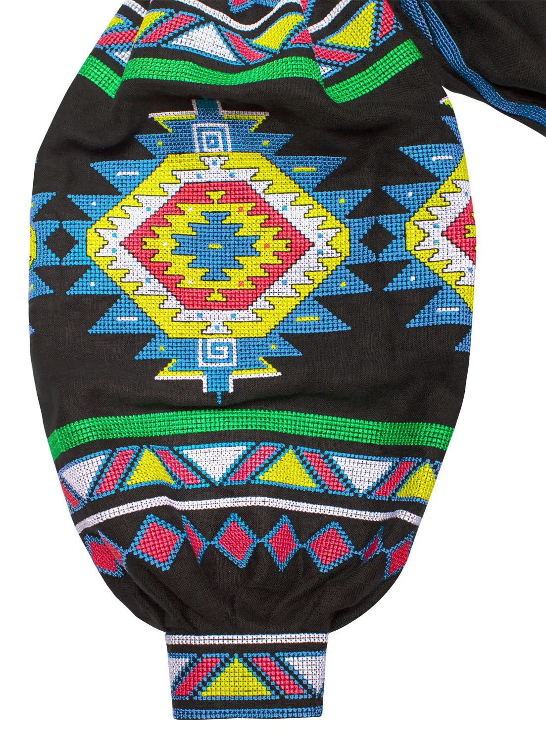 Long black Kaftan in Bohemian style