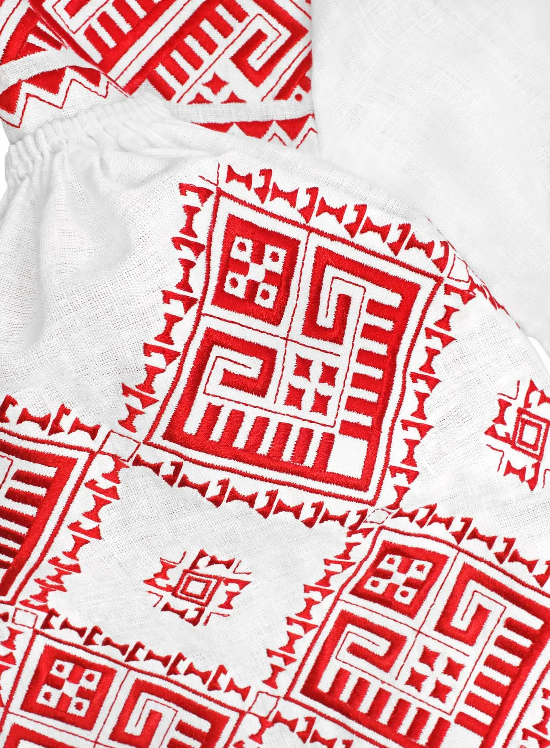 Long embroidered Boho style kaftan