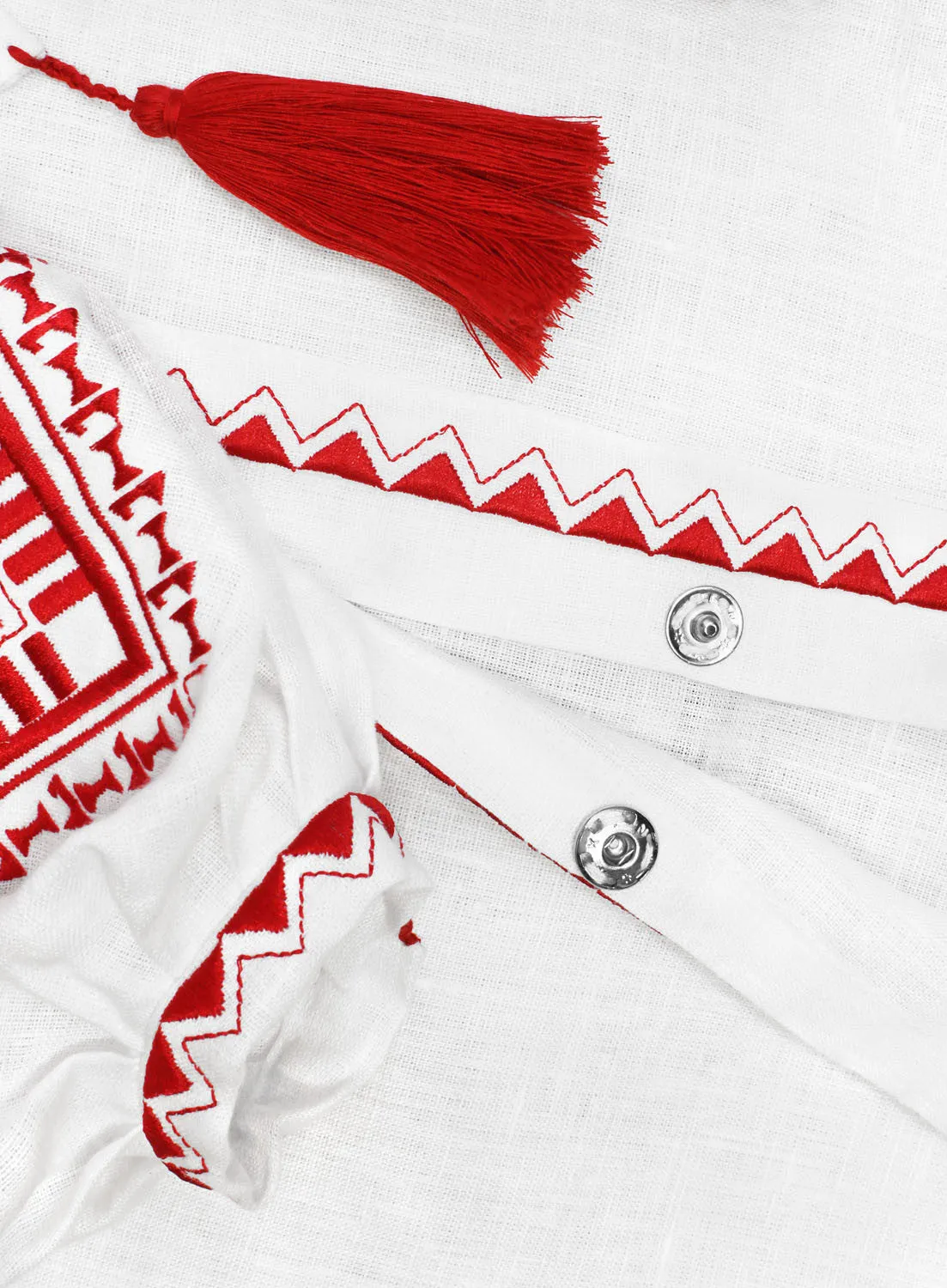 Long embroidered Boho style kaftan