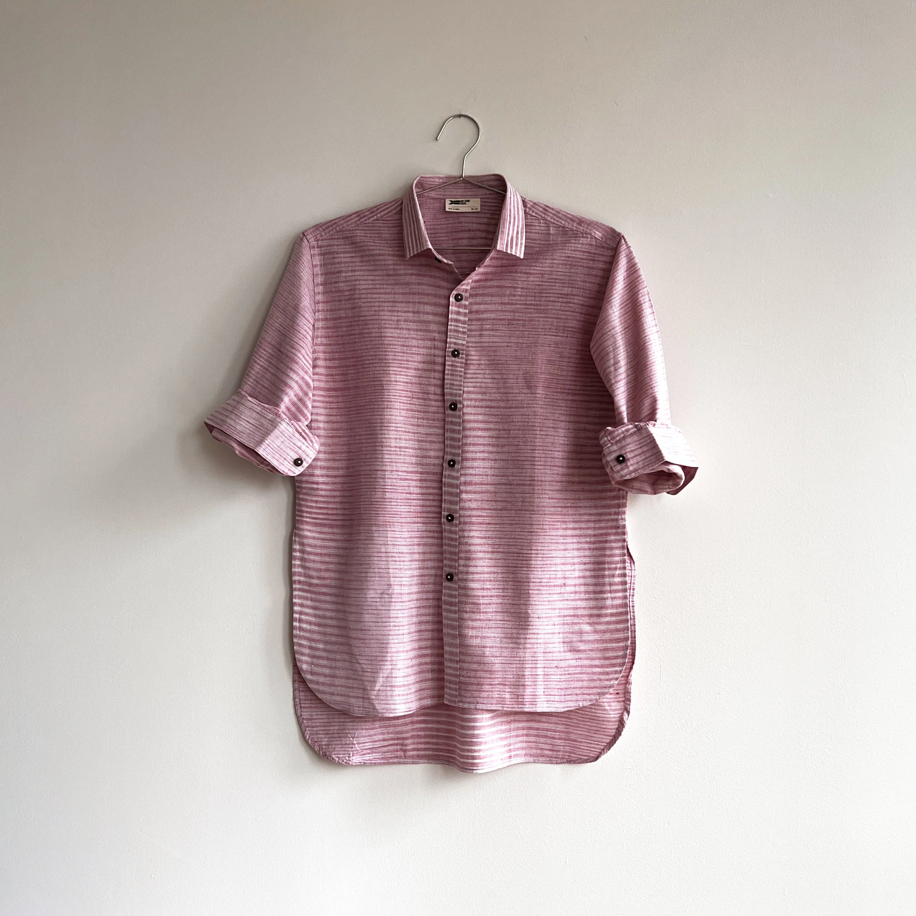 Long Shirt – Lotus in Organic Handloom Khadi Cotton