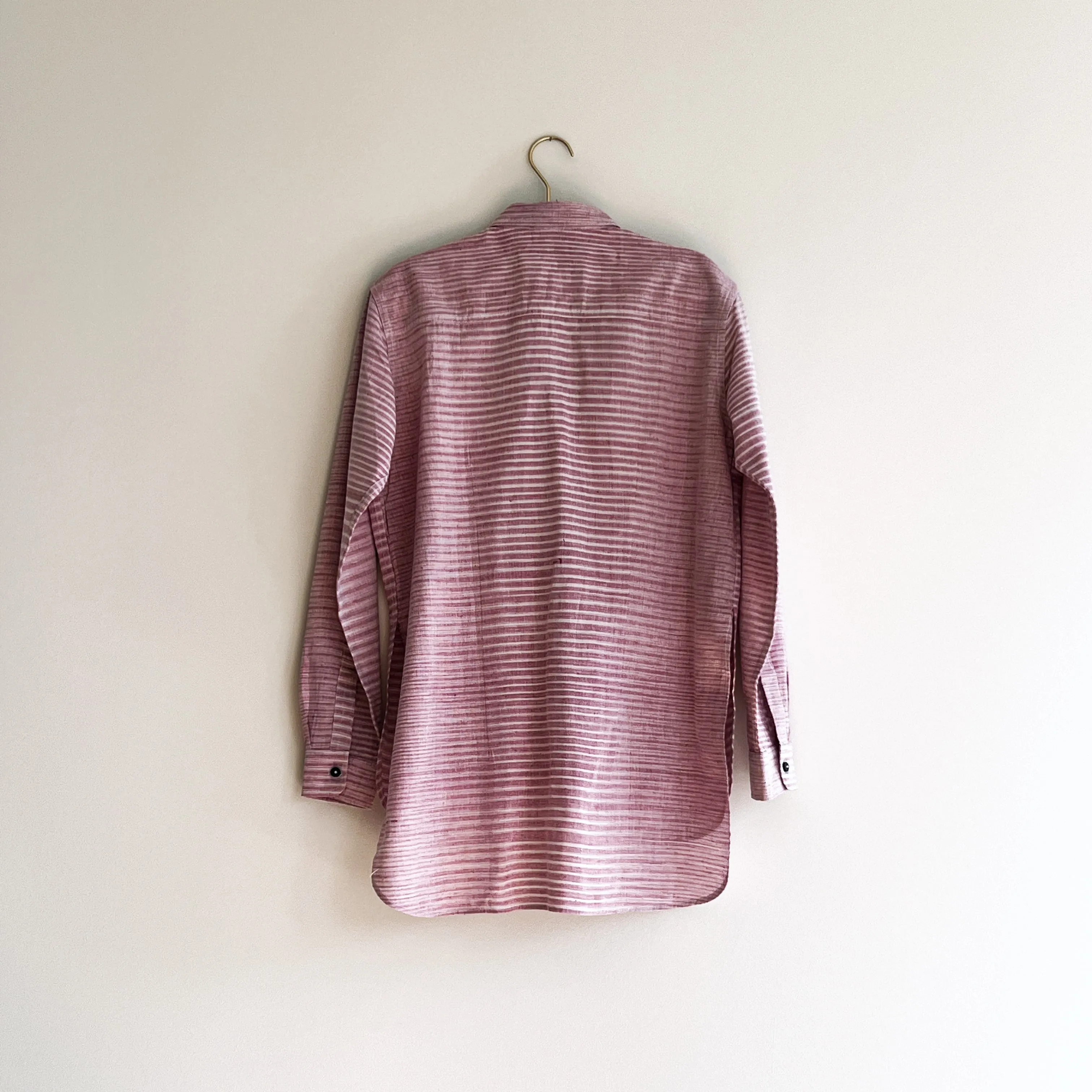 Long Shirt – Lotus in Organic Handloom Khadi Cotton