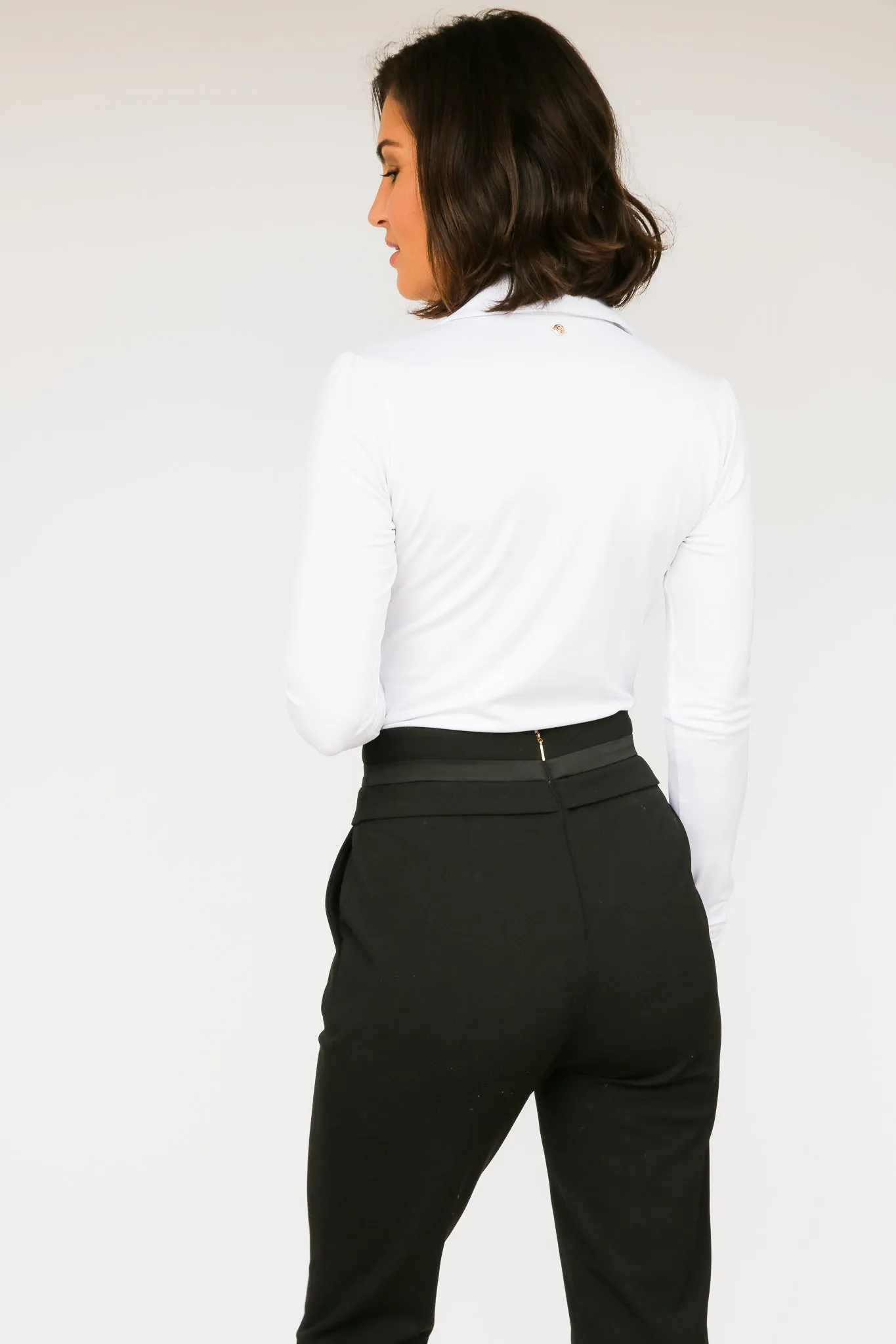 Long Sleeve Gracie Shirt - Arctic White