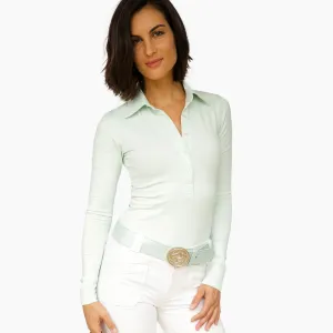 Long Sleeve Gracie Shirt - Mint