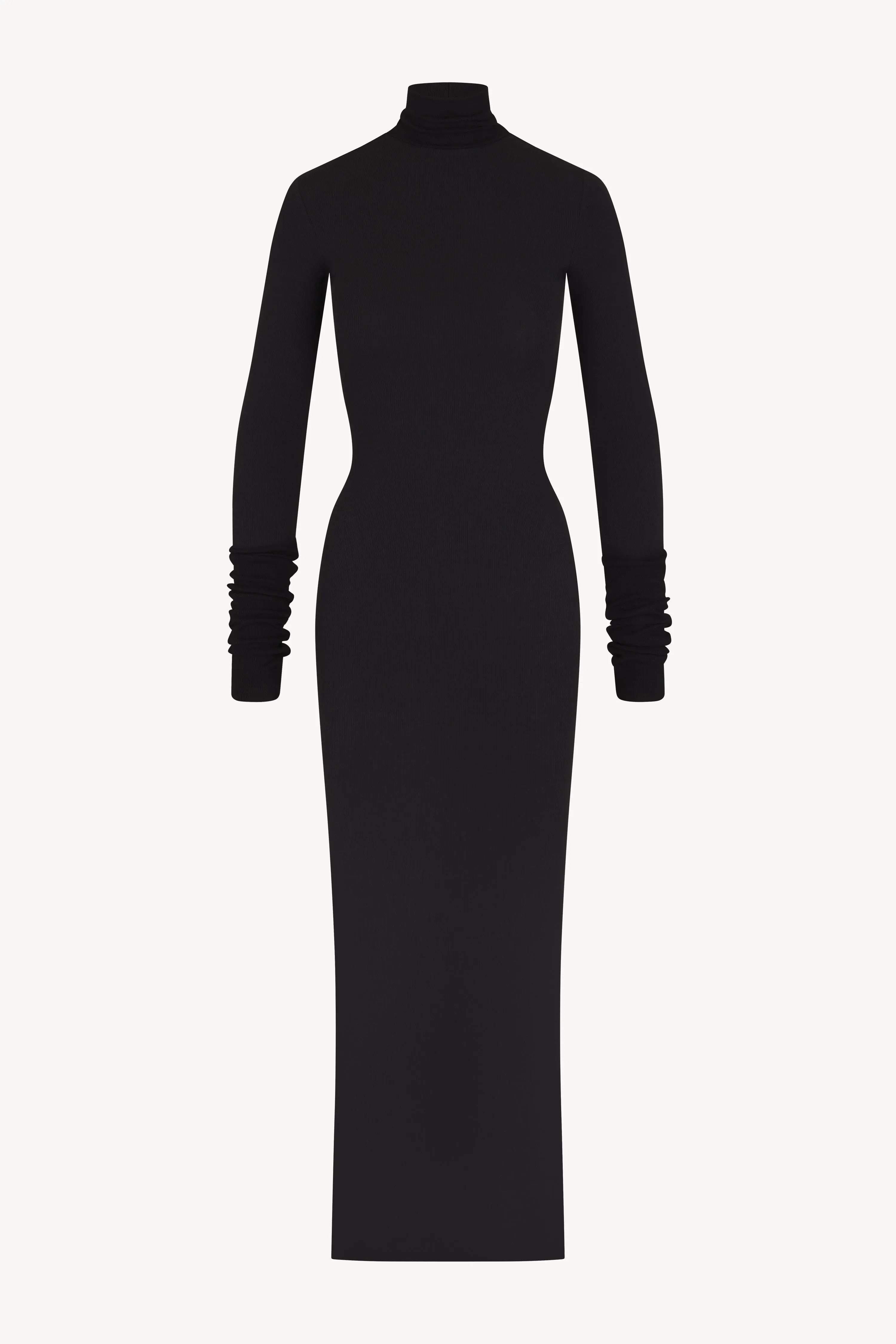 Long Sleeve Turtleneck Maxi Dress