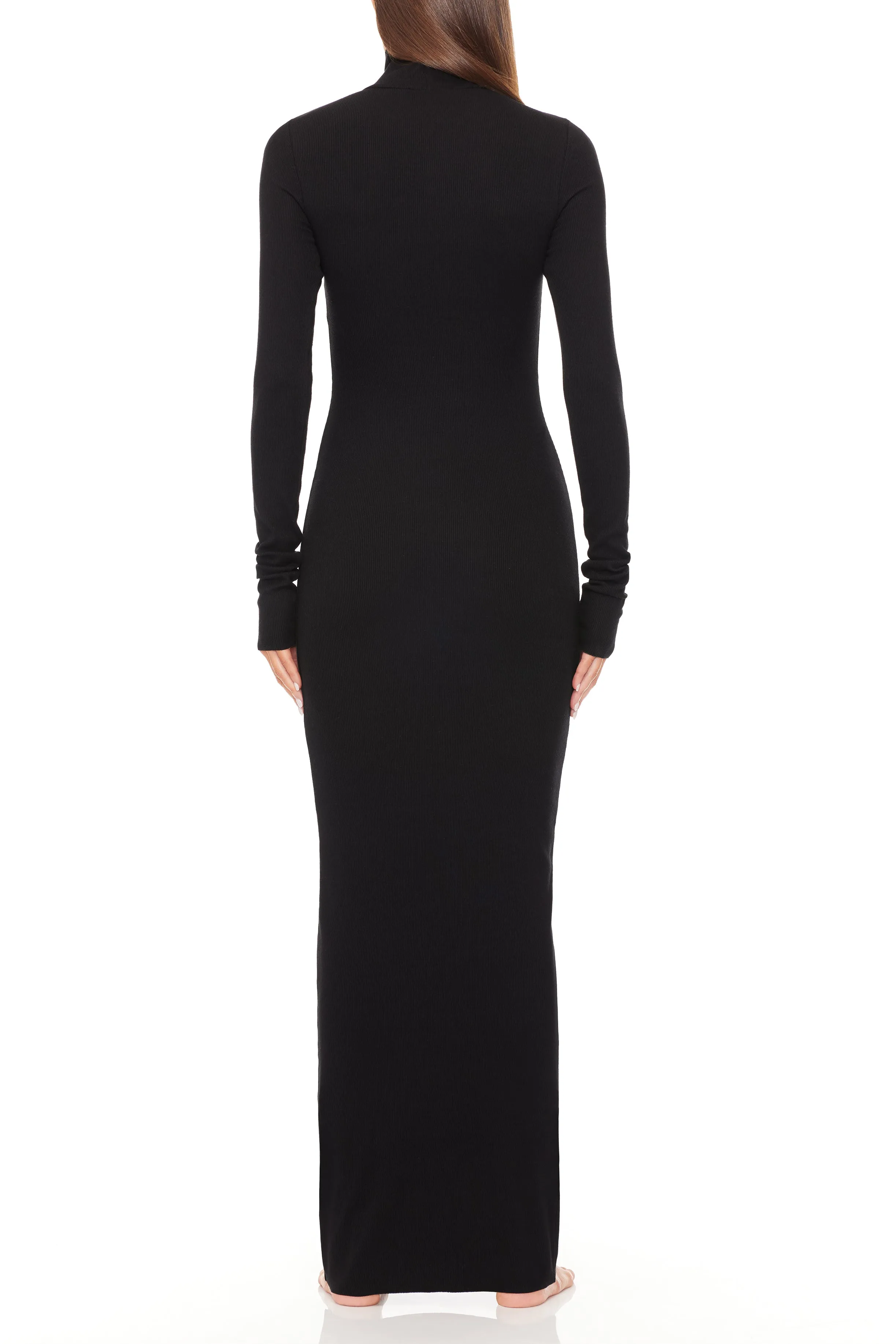 Long Sleeve Turtleneck Maxi Dress