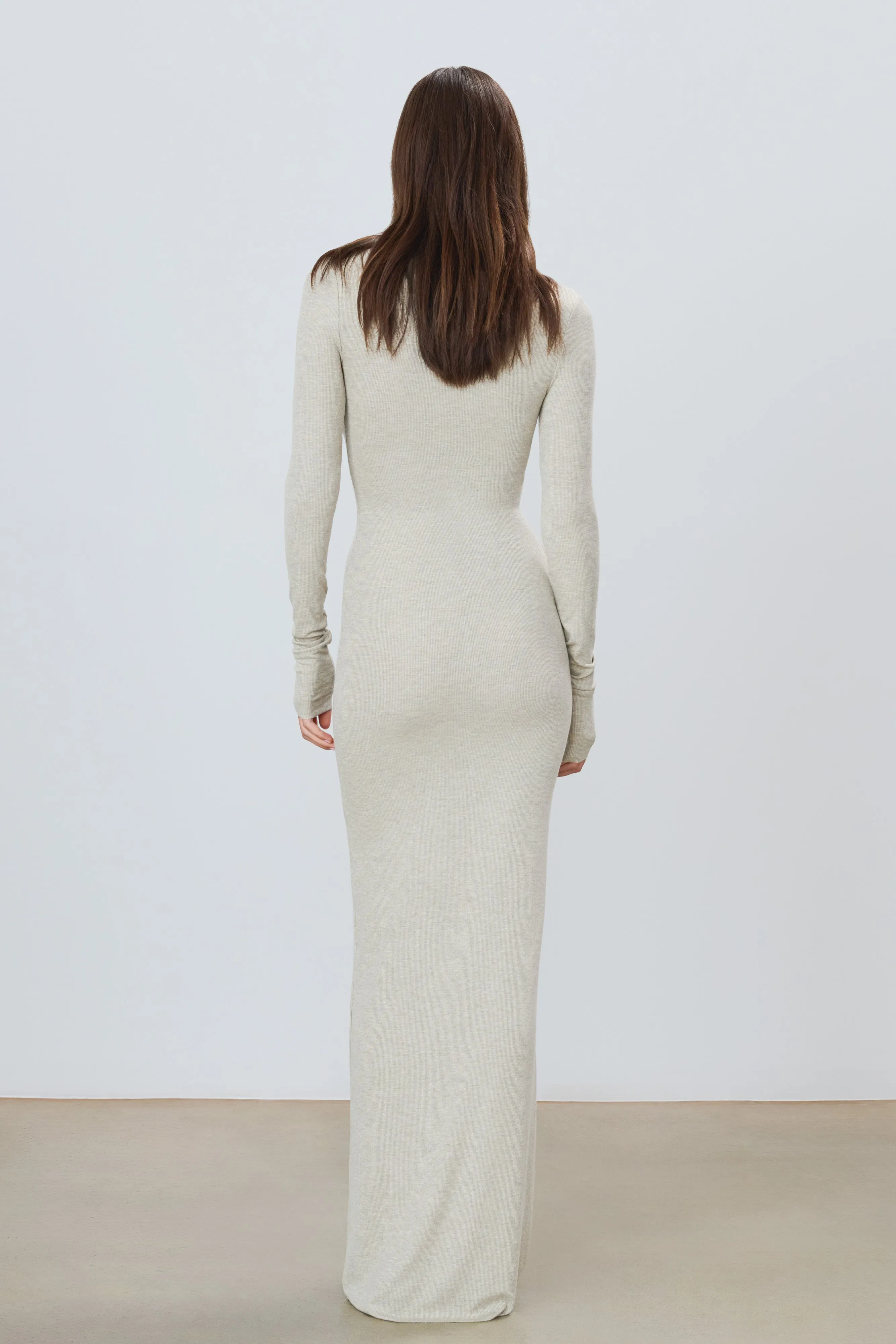 Long Sleeve Turtleneck Maxi Dress