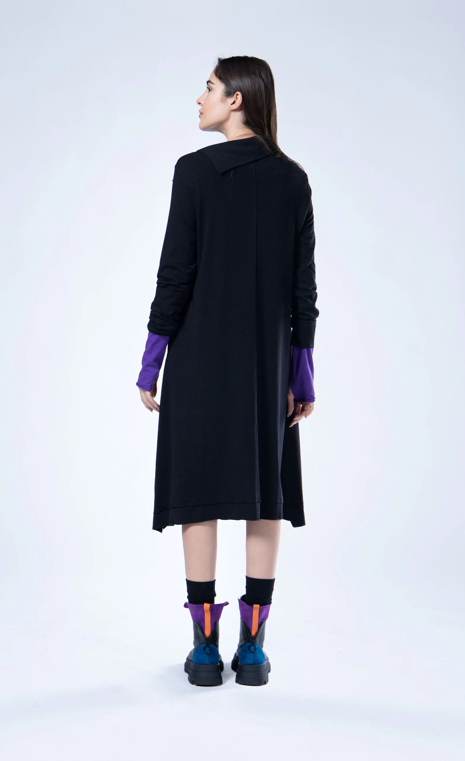 Luukaa Black Branch Dress