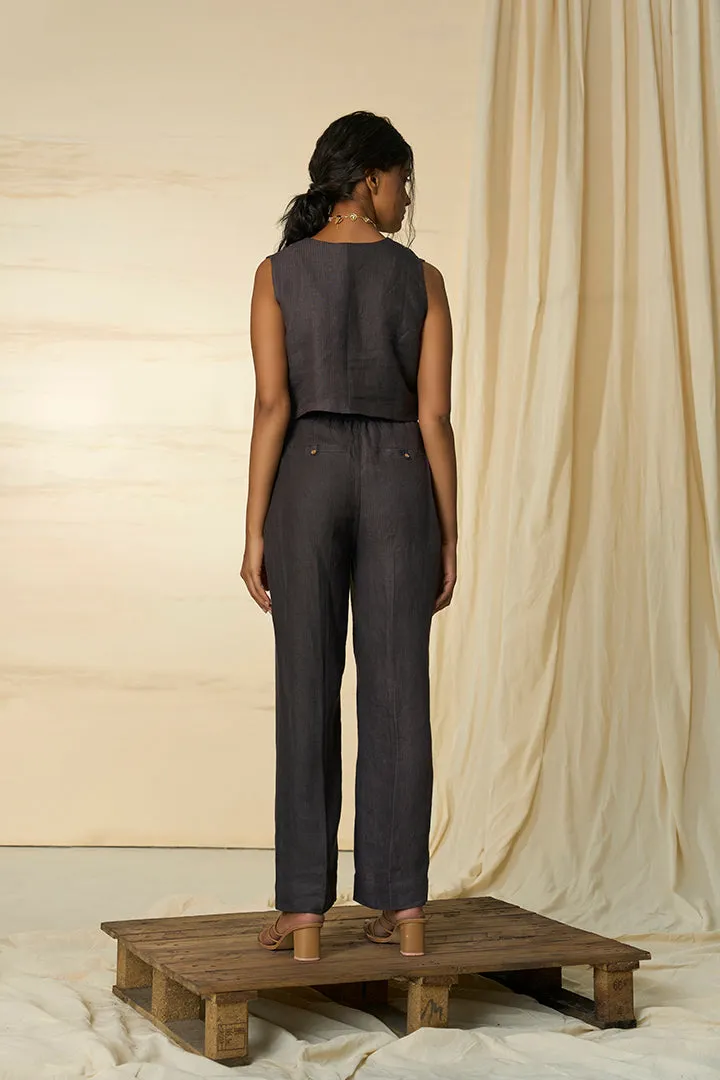 Mahogany Hemp Vest