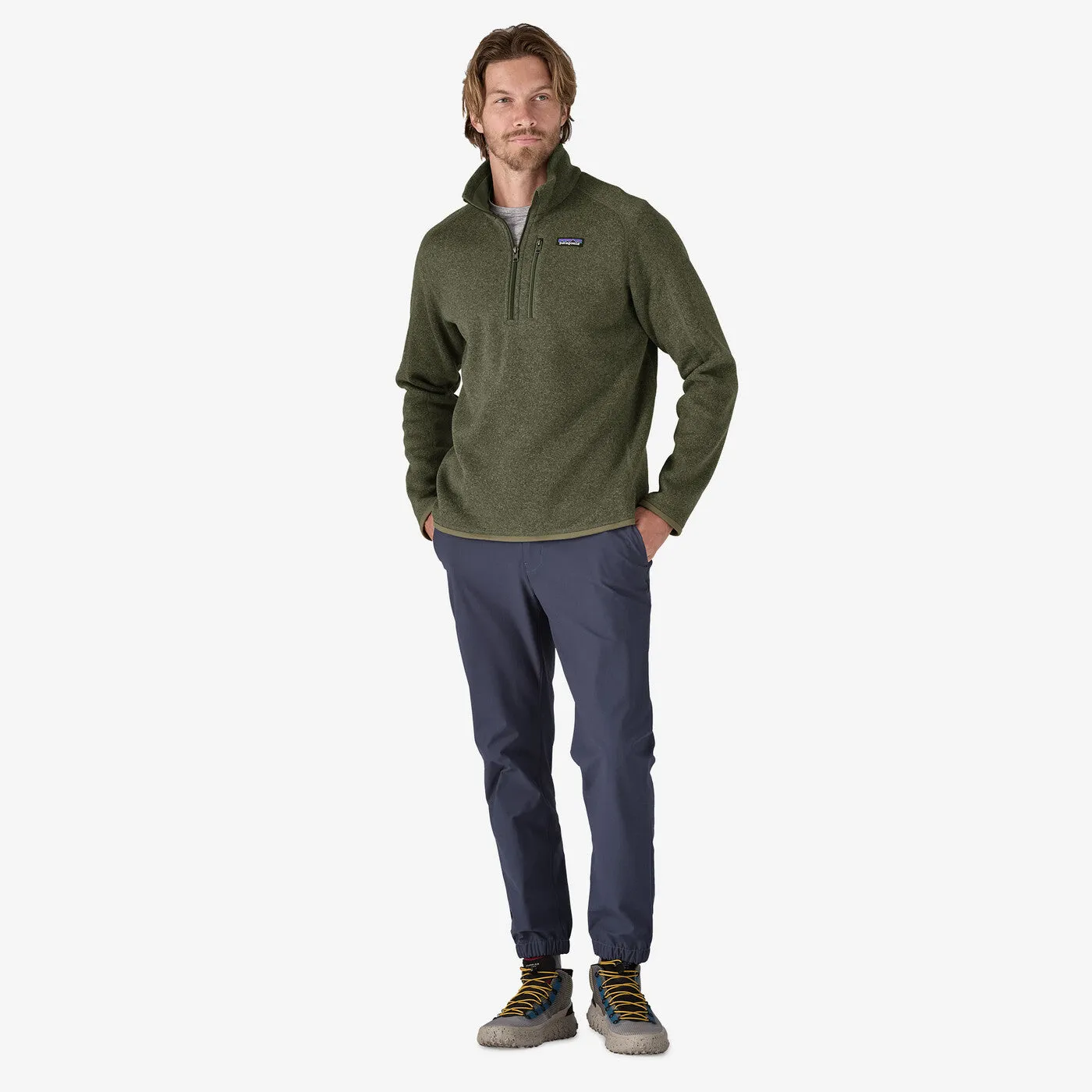 Men's Patagonia | Better Sweater 1/4 Zip Fleece | Industrial Green