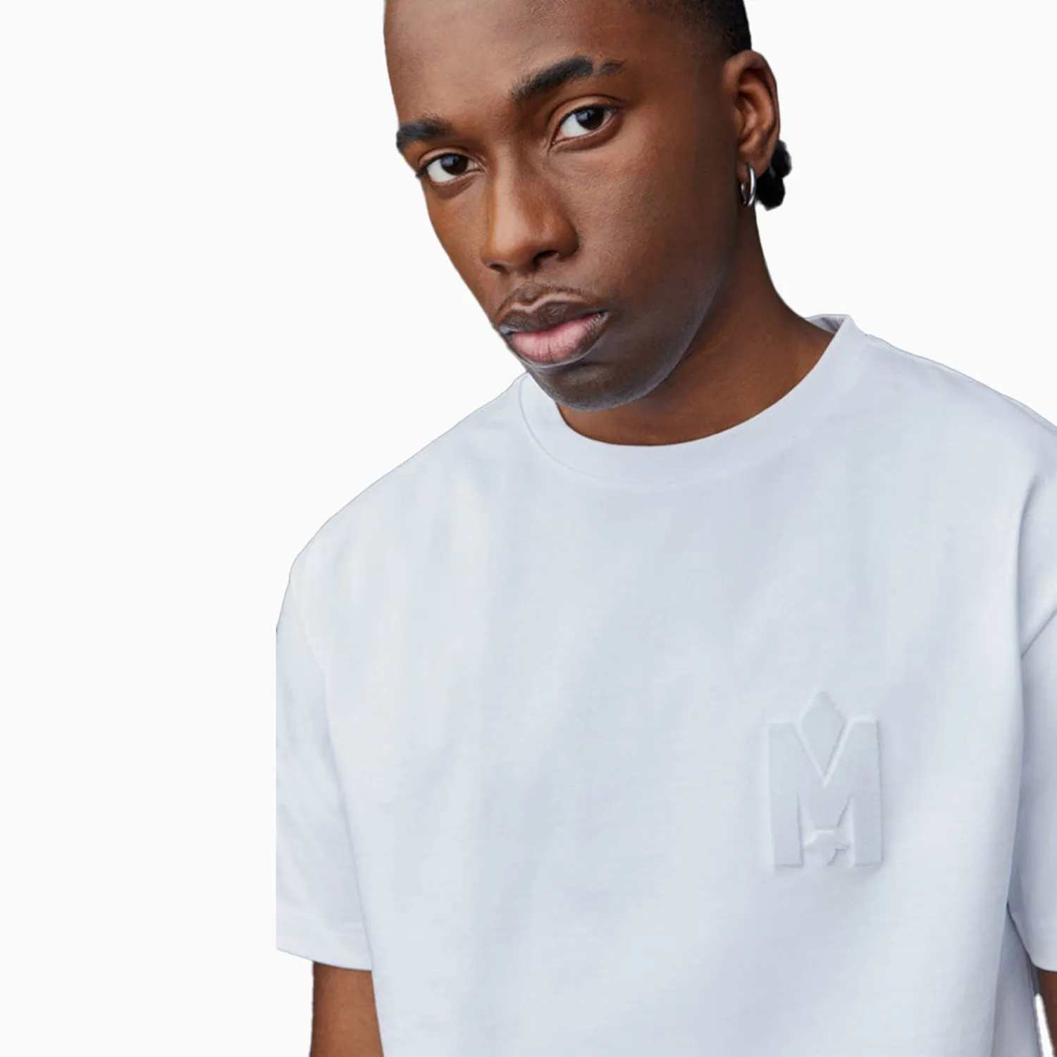 Men's Short Sleeve T-Shirt With Velvet Logo