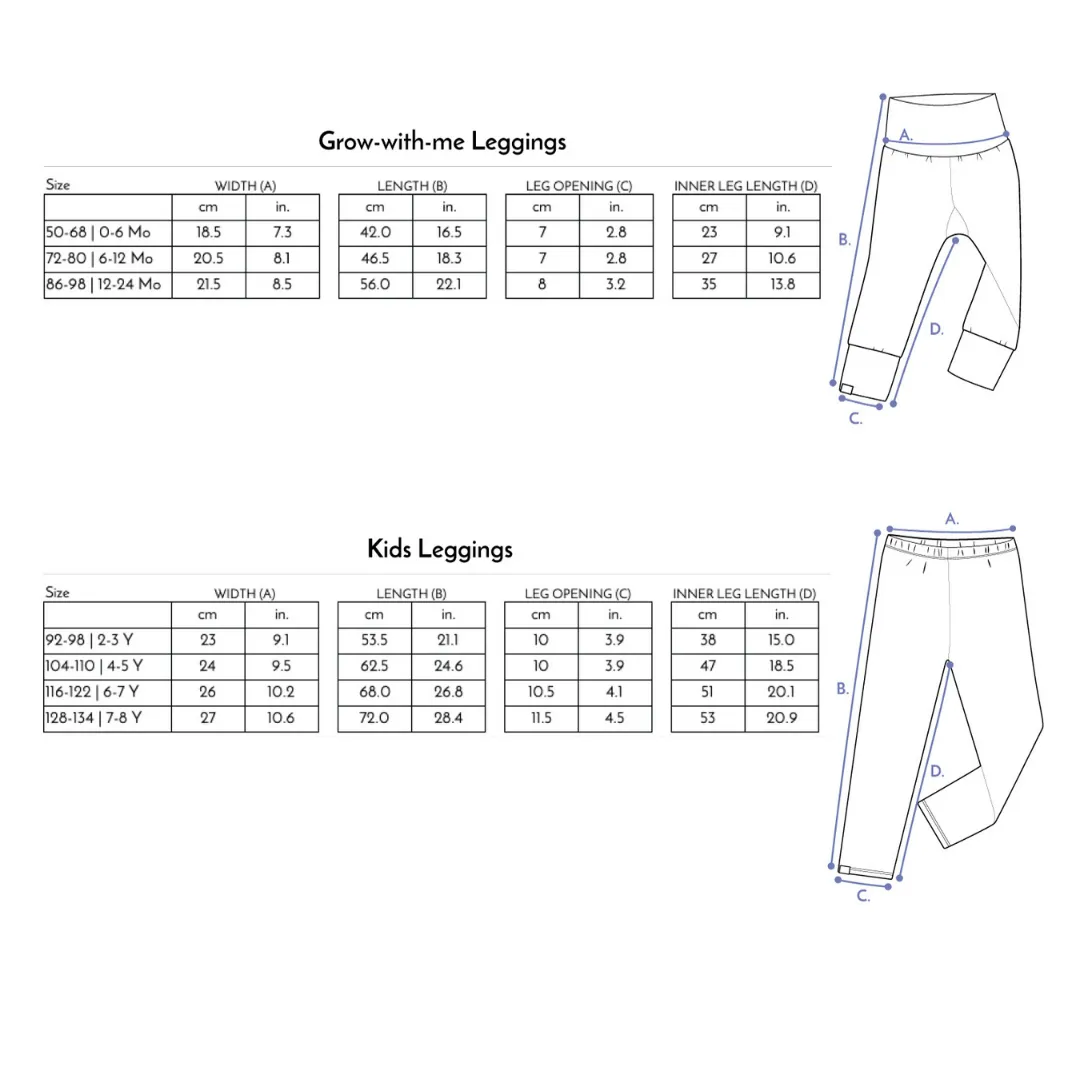 Merle Kids - Leggings - Forest At Night