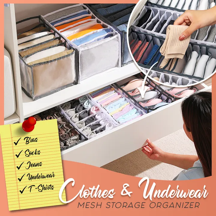 Mesh Clothing and Underwear Organizer