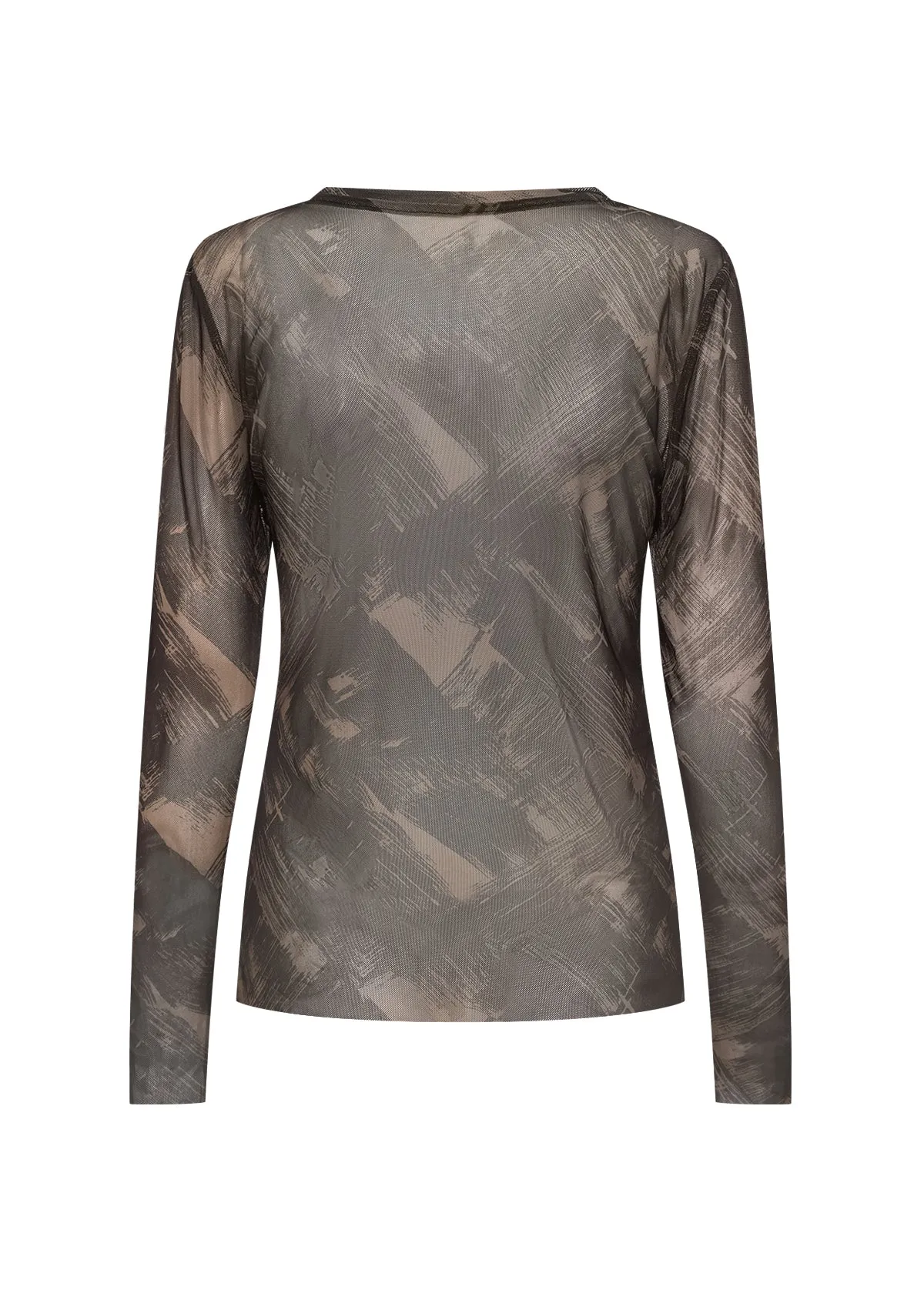 Mesh Long Sleeve Top