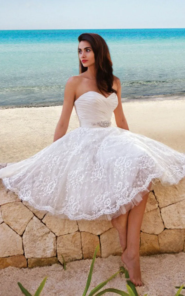 Midi Satin Sash Sweety Princess-Inspire Wedding Gown-703399