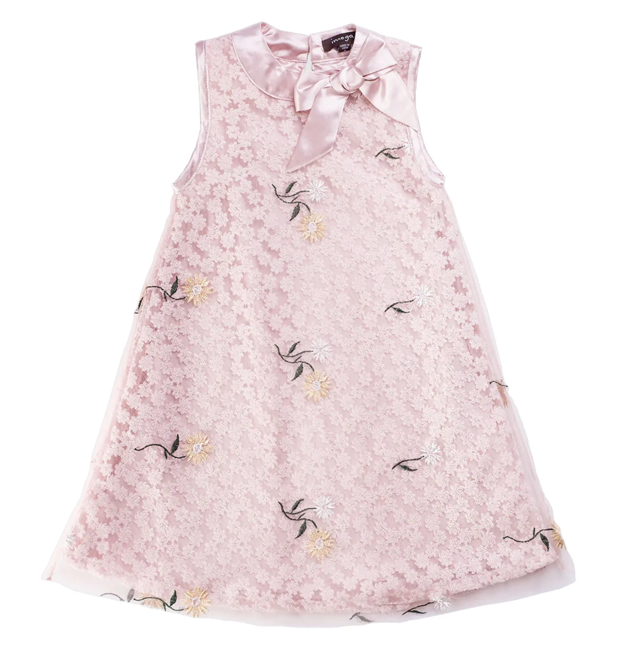 Molly Embroidered Pink Dress