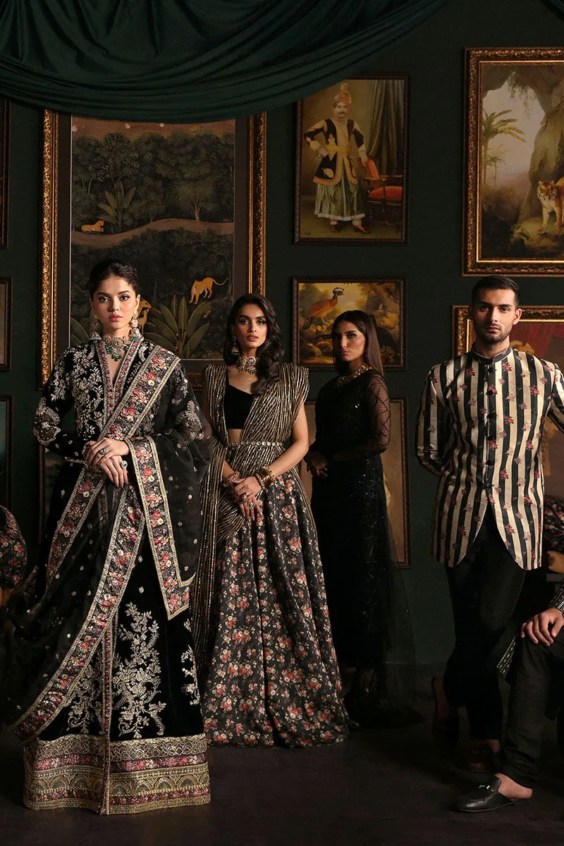 MUSHQ | NILOUFER UNSTITCHED VELVET EDIT | PARI