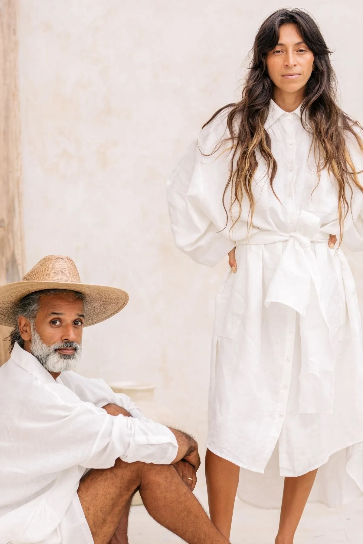 Nidra Full Length Linen Duster