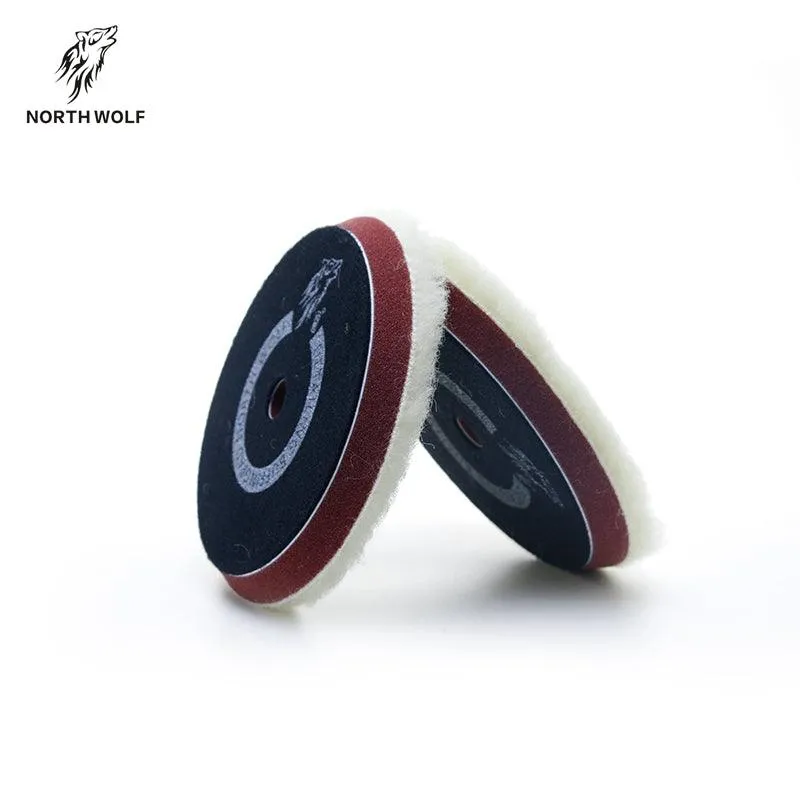 North Wolf High Nap Wool Pad With Foam, 12mm, 5"