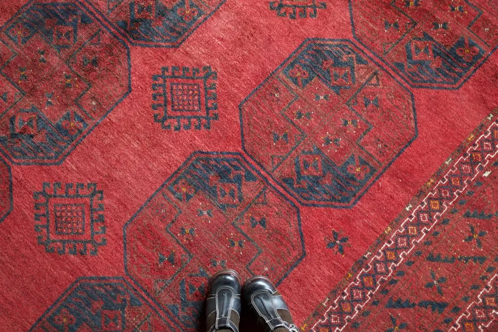 Old Turkmen Yomut Rug