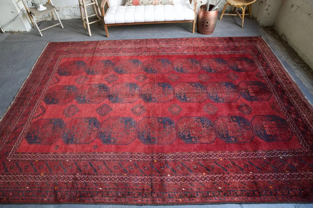 Old Turkmen Yomut Rug