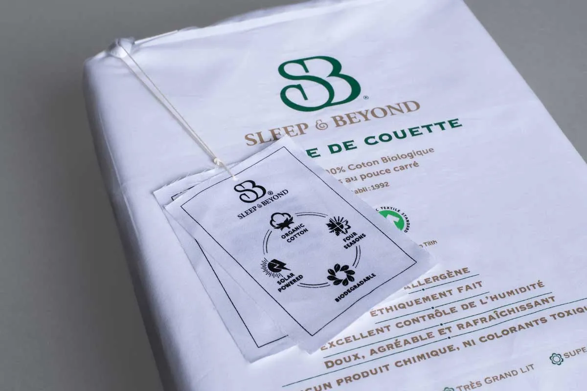 Organic Cotton Percale Duvet Cover Set by Sleep & Beyond