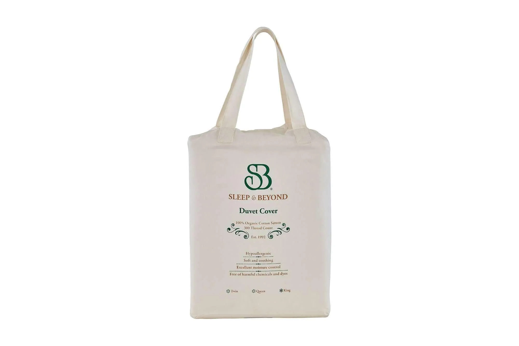 Organic Cotton Sateen Duvet Cover Set by Sleep & Beyond