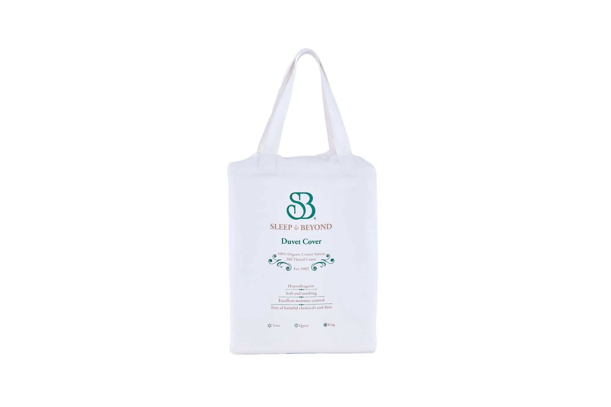 Organic Cotton Sateen Duvet Cover Set by Sleep & Beyond