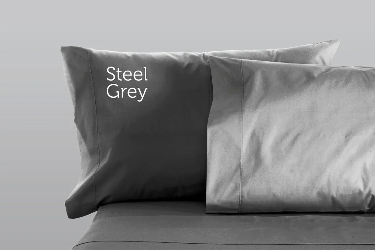 Organic Cotton Sateen Pillowcase Pair by Sleep & Beyond